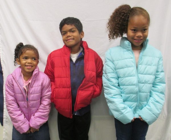 3 - 3 children in new coats